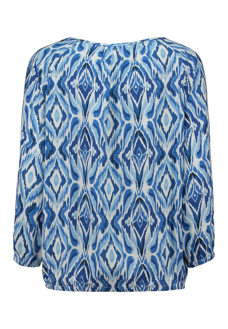 Andorra Rundhalsad Blus Dam Blue Zabaione