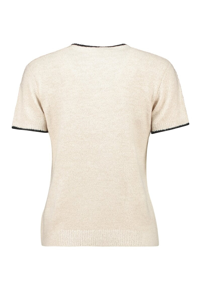 Beatrix Pullover Ladies Beige Melange Zabaione