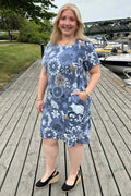 Carla Klänning 3 Dam Denim Zabaione