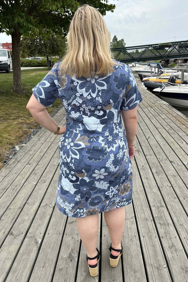 Carla Dress 3 Women Denim Zabaione