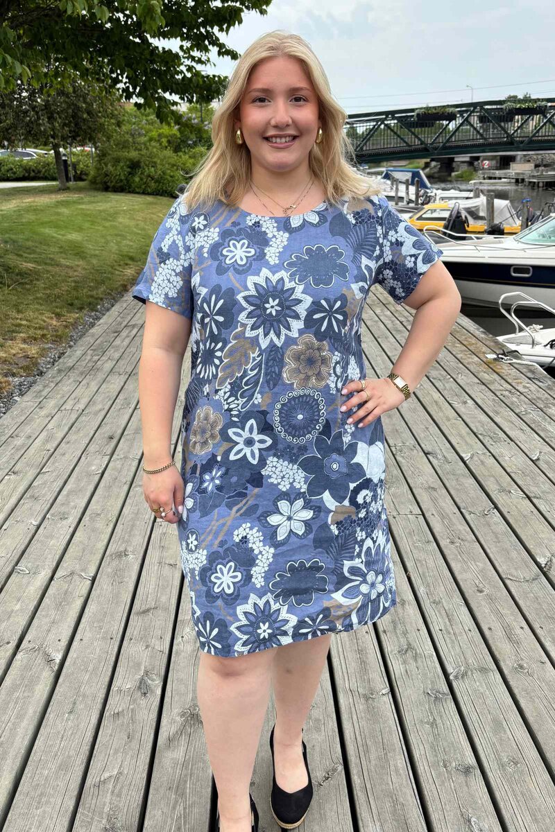 Carla Dress 3 Women Denim Zabaione