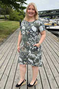 Carla Klänning 3 Dam Khaki Zabaione