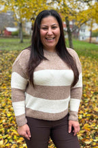 Catalina Pullover Dam Taupe Zabaione