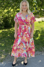 Cila Dress Women Pink - Zabaione