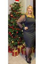 Cyndi 44 Dress Women Black Zabaione