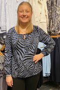 Dana Blouse Lady Denim Zabaione