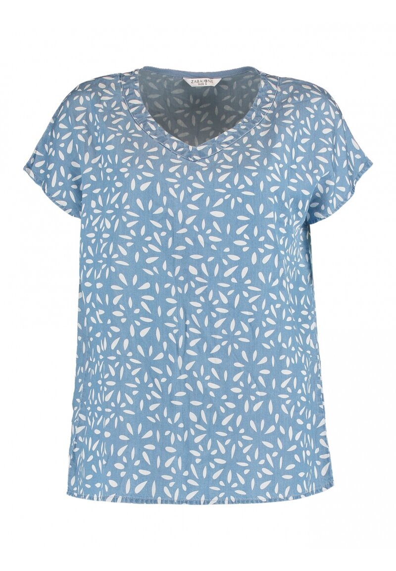 Davina Blouse Women Blue Zabaione