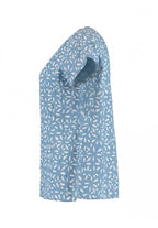 Davina Blouse Women Blue Zabaione