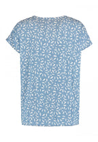 Davina Blouse Women Blue Zabaione