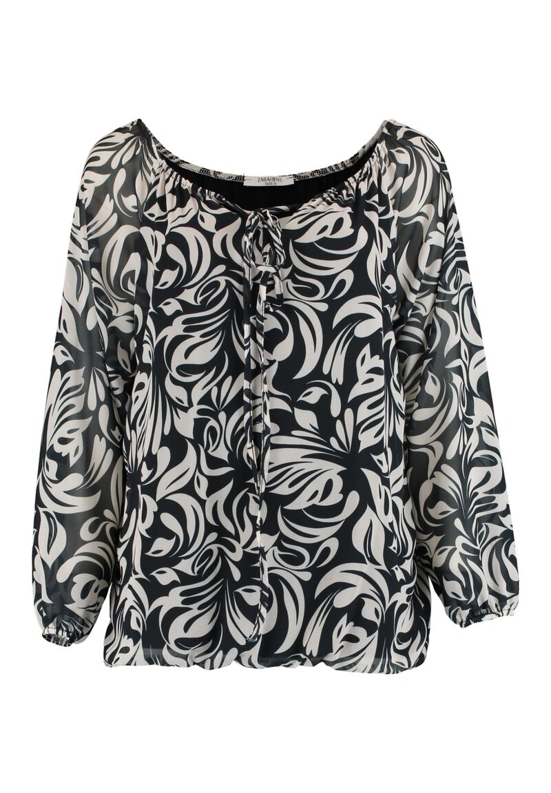 Elena Blouse Women Black Zabaione