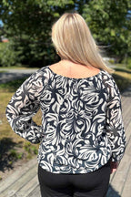 Elena Blouse Women Black Zabaione
