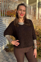 Emmaa Pullover Dam Coffee Zabaione