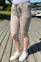 Fernandi Stretch Shorts Dam Beige Zabaione