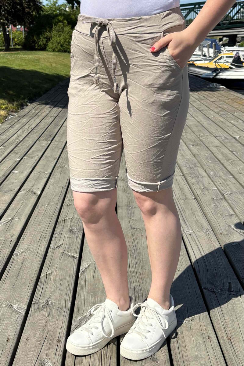 Fernandi Stretch Shorts Dam Beige Zabaione