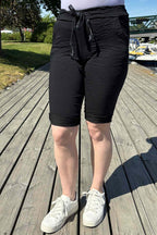 Fernandi Stretch Shorts Dam Black Zabaione