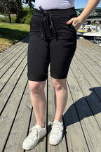 Fernandi Stretch Shorts Dam Black Zabaione