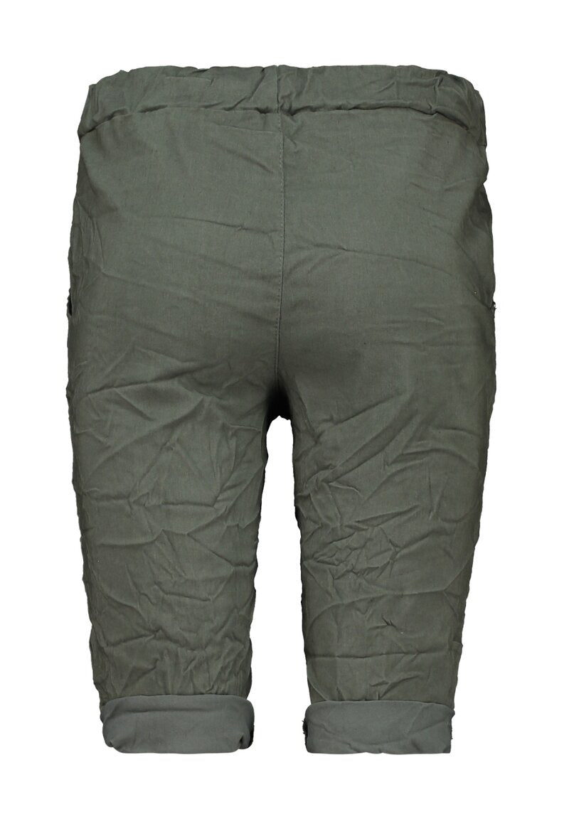Fernandi Stretch Shorts Dam Khaki Zabaione