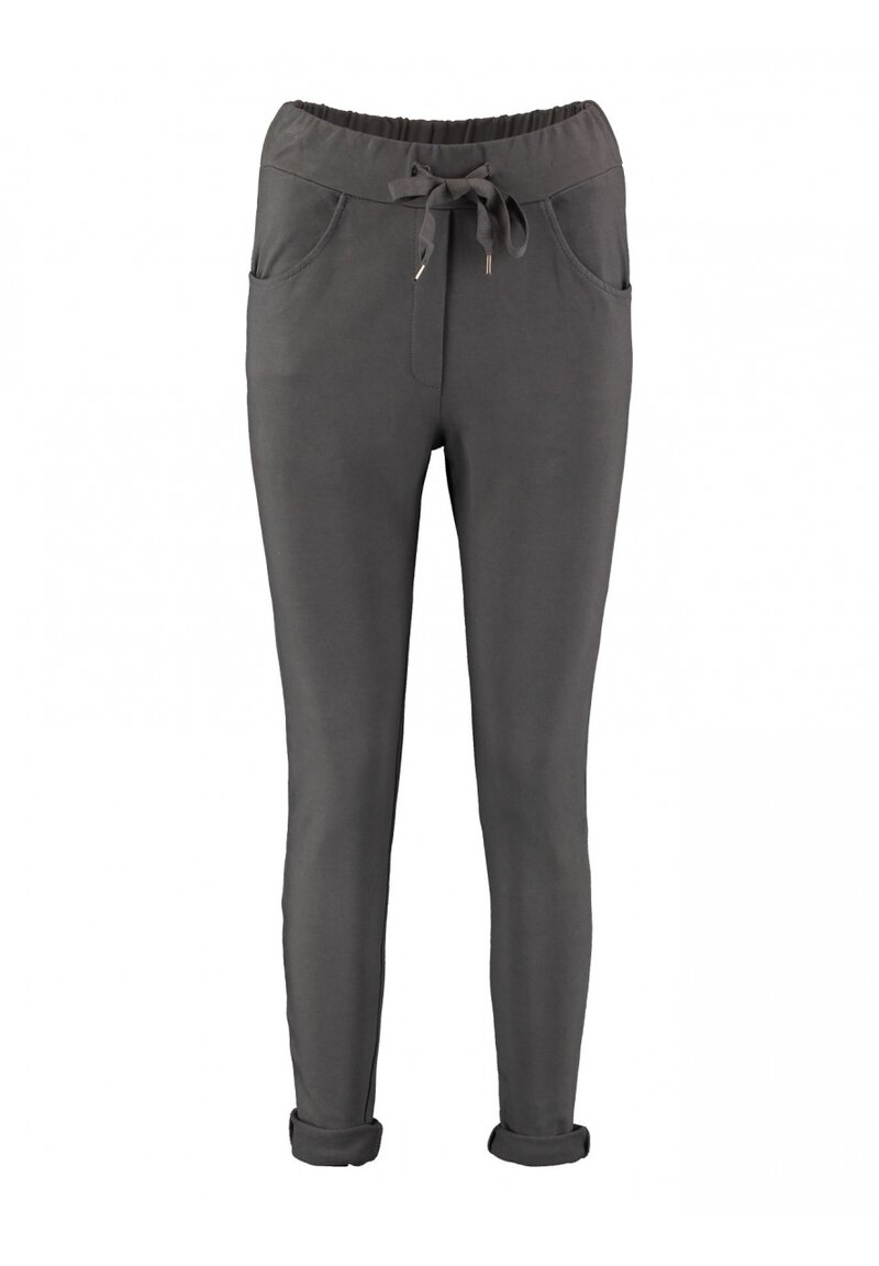 Hannah Ankle Trousers Women Grey Zabaione