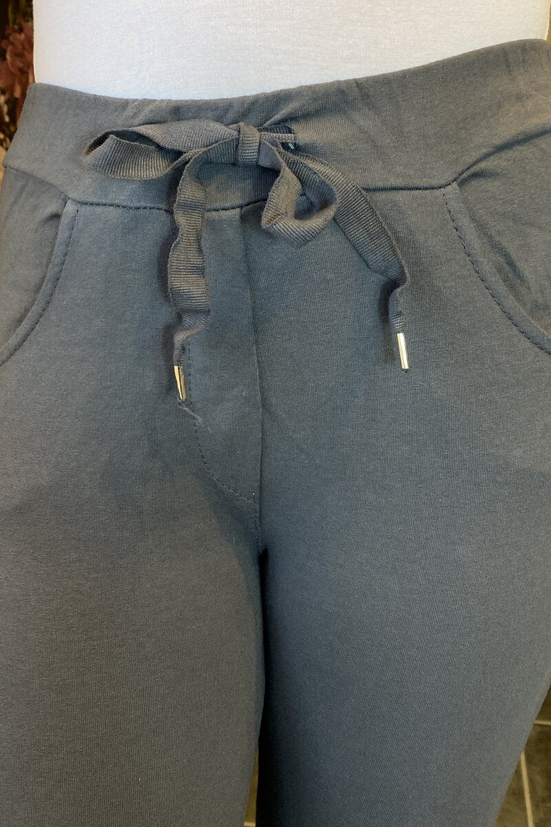 Hannah Ankle Trousers Women Grey Zabaione