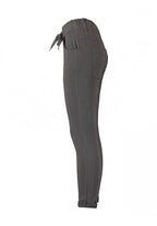 Hannah Ankle Trousers Women Grey Zabaione