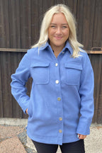 Isy Överskjorta Dam Blå Zabaione