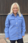 Isy Överskjorta Dam Blå Zabaione