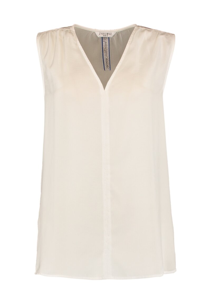Jules Short Sleeve Top Women White Zabaione