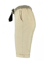 Kaira Stretch Shorts Women Beige Zabaione