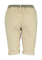 Kaira Stretch Shorts Women Beige Zabaione