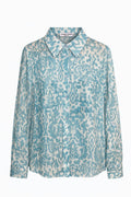 Keelin Skjortblus Dam Aquamarin Zabaione