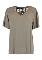 Lara Women's Blouse Khaki Zabaione