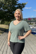 Lara Women's Blouse Khaki Zabaione