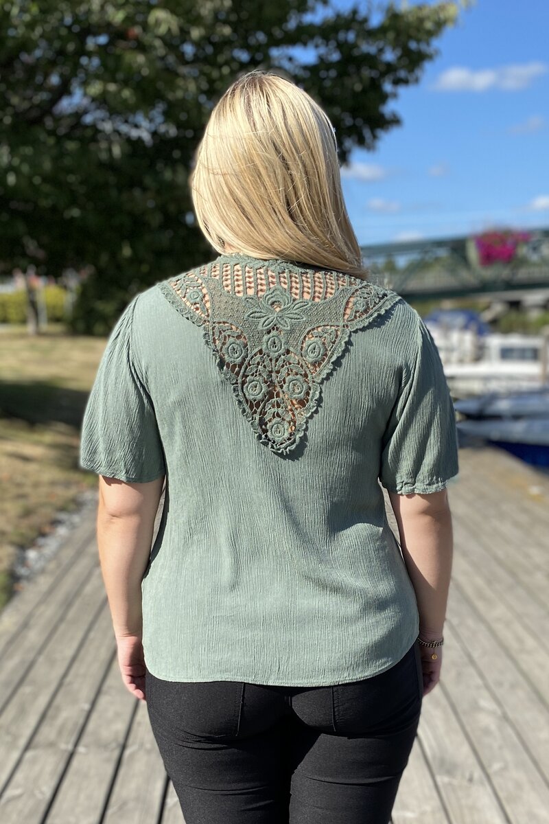 Lara Women's Blouse Khaki Zabaione