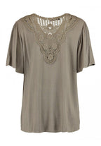 Lara Women's Blouse Khaki Zabaione
