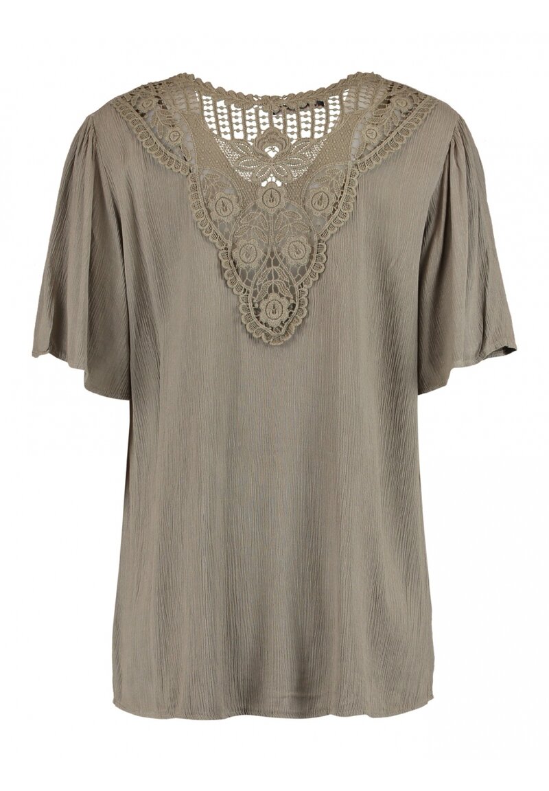 Lara Women's Blouse Khaki Zabaione