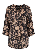 Leni Blus Dam Black Zabaione