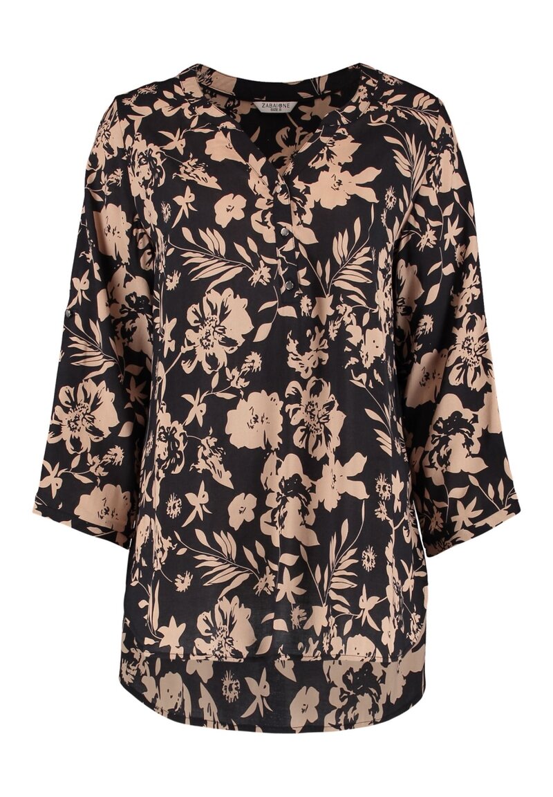 Leni Blus Dam Black Zabaione