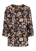 Leni Blus Dam Black Zabaione