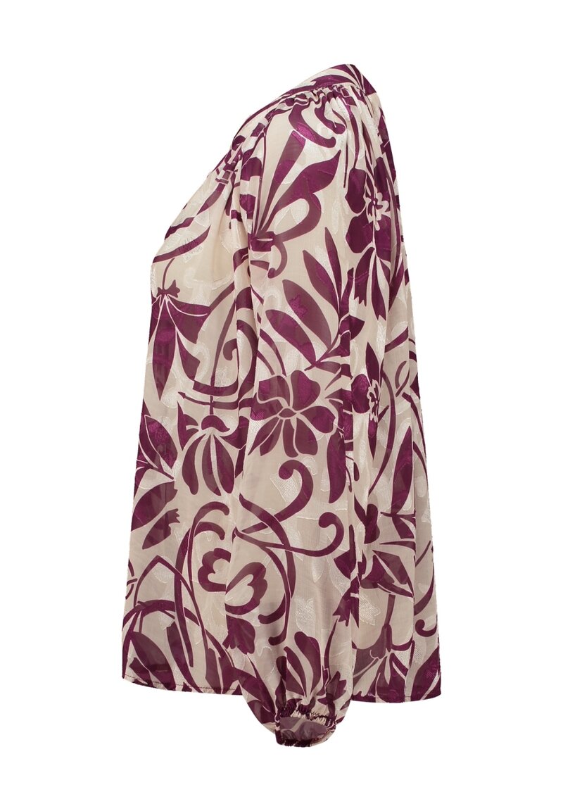 Linaa Blus Dam Berry Zabaione