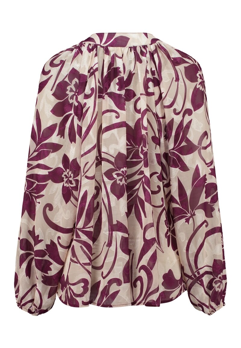 Linaa Blus Dam Berry Zabaione