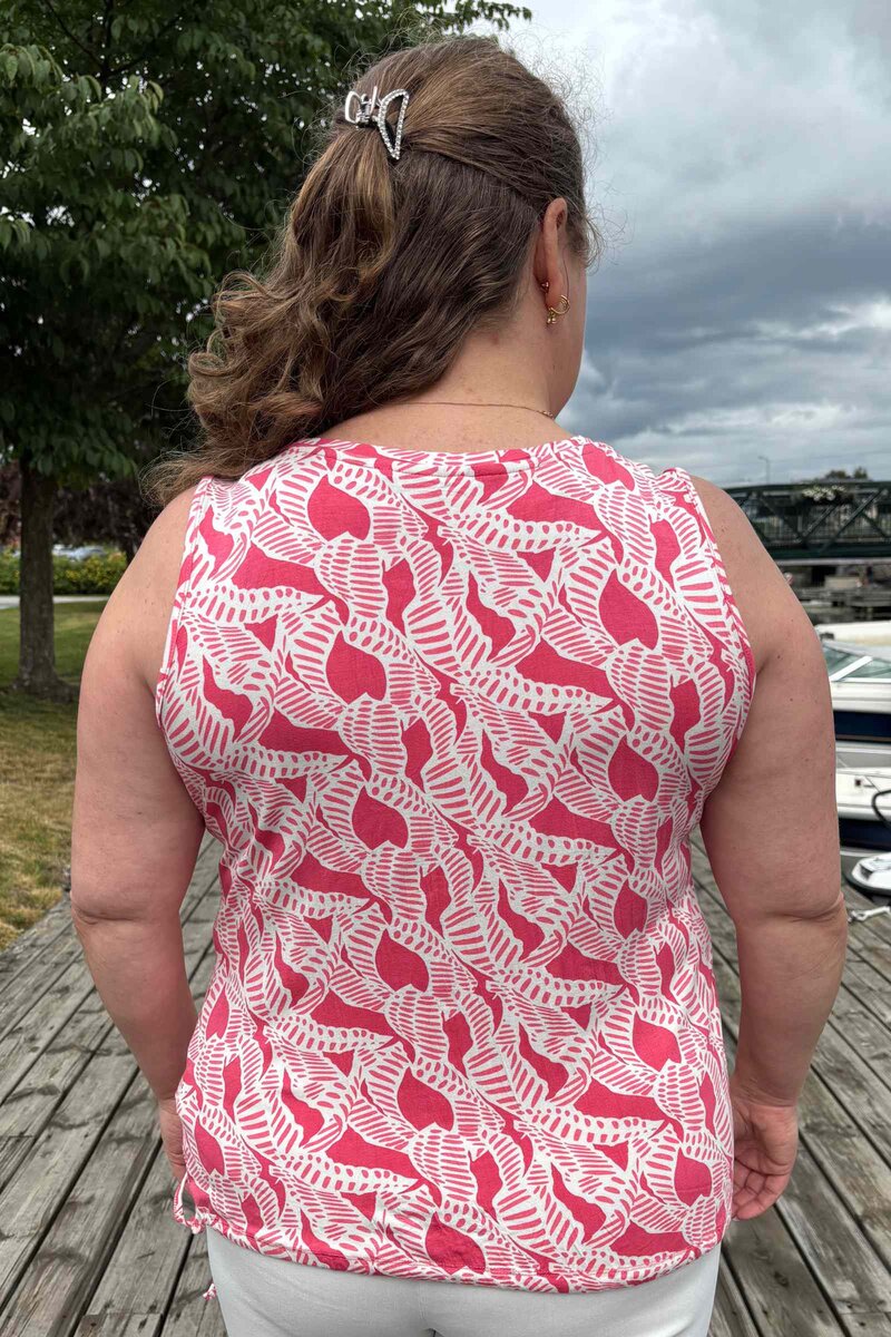 Malajka Topp Dam OffWhite Watermelon Zabaione