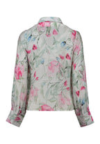 Maui Blommig Skjortblus Dam Offwhite Zabaione