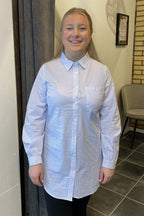 Miola Shirt Ladies Blue White Zabaione