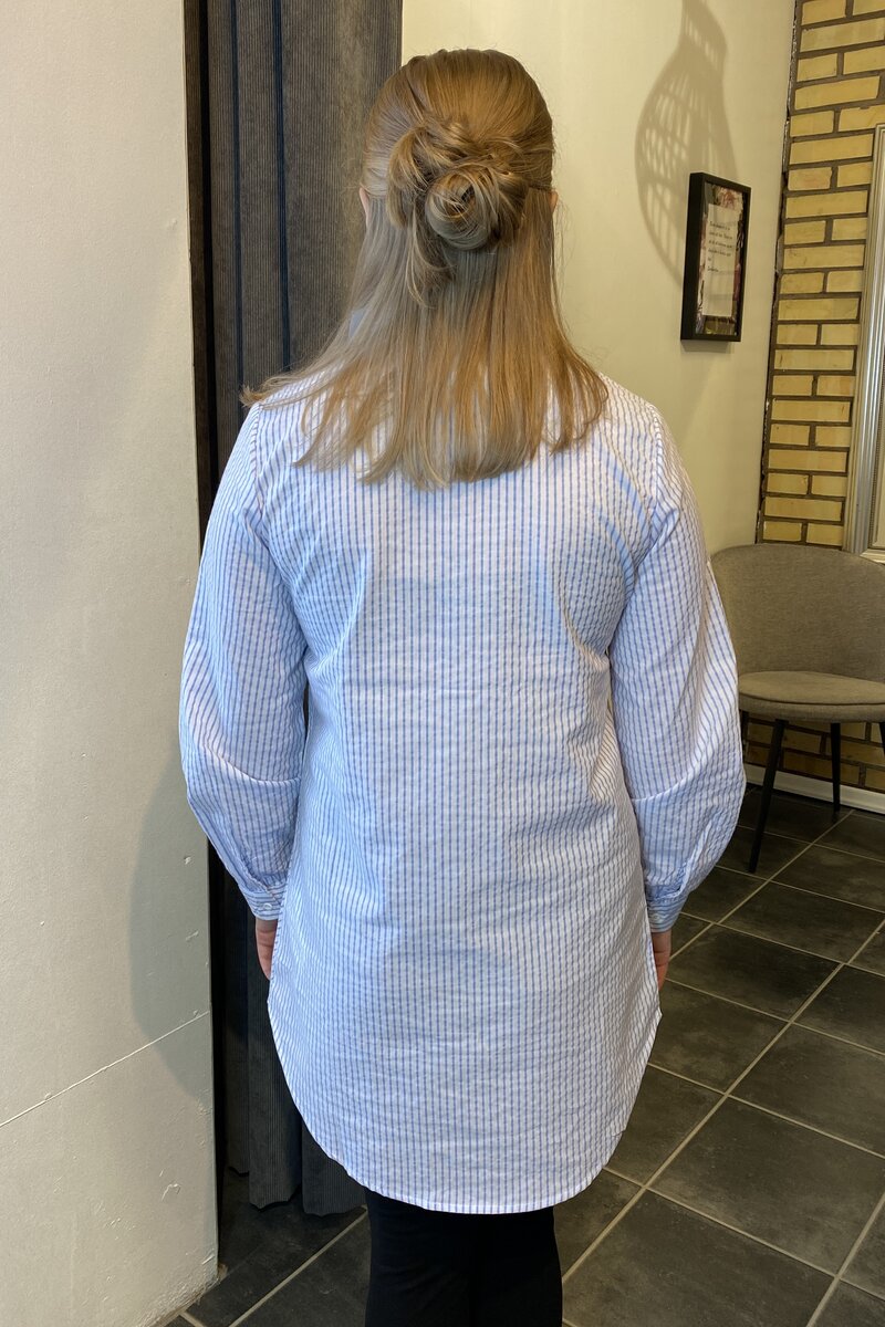 Miola Shirt Ladies Blue White Zabaione