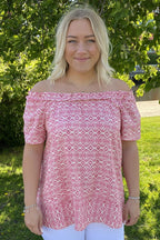 Noa Blus Dam Rosamönstrad - Zabaione