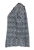 Noa Patterned Black Blouse - Zabaione