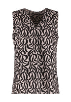 Sara Short-Sleeved Top Women Black Zabaione