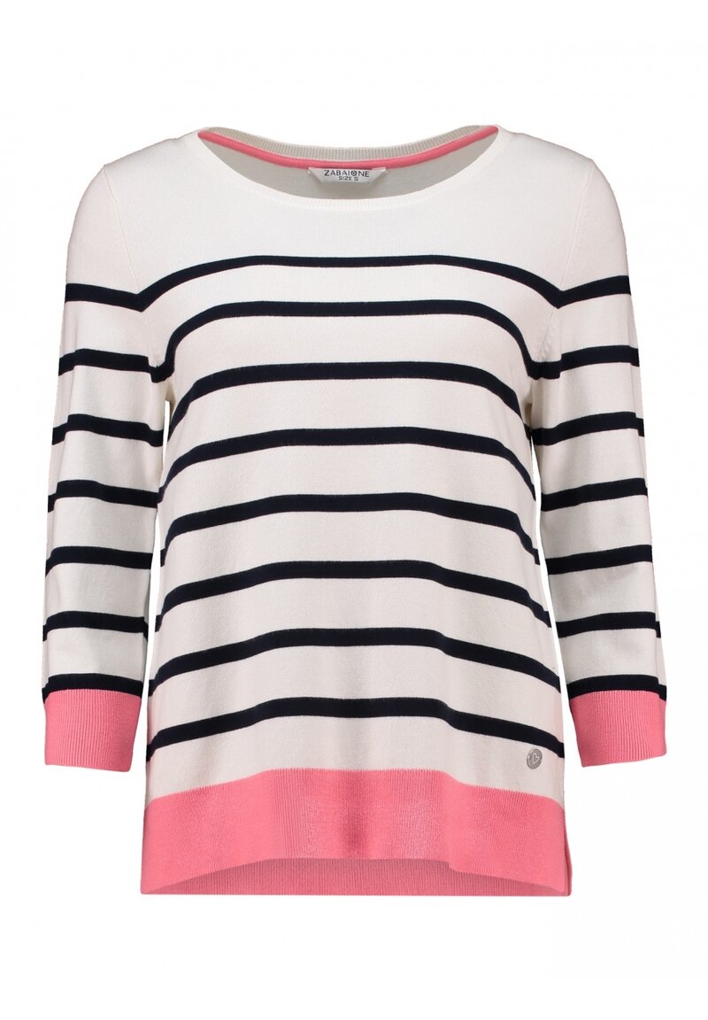 Savanna Pullover Women Navy Stripe Zabaione