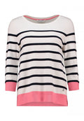 Savanna Pullover Women Navy Stripe Zabaione