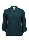 Tova Blus Dam Teal Zabaione
